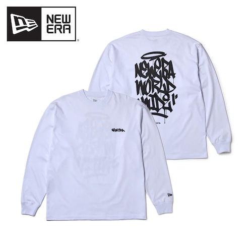 NEW ERA ニューエラ 長袖 オーバーサイズド コットン Tシャツ Tagging Logo 2026年秋冬 15129363 WHITE