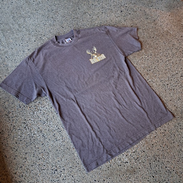 "BUCK WEAR" 両面プリントTシャツ used [305045]