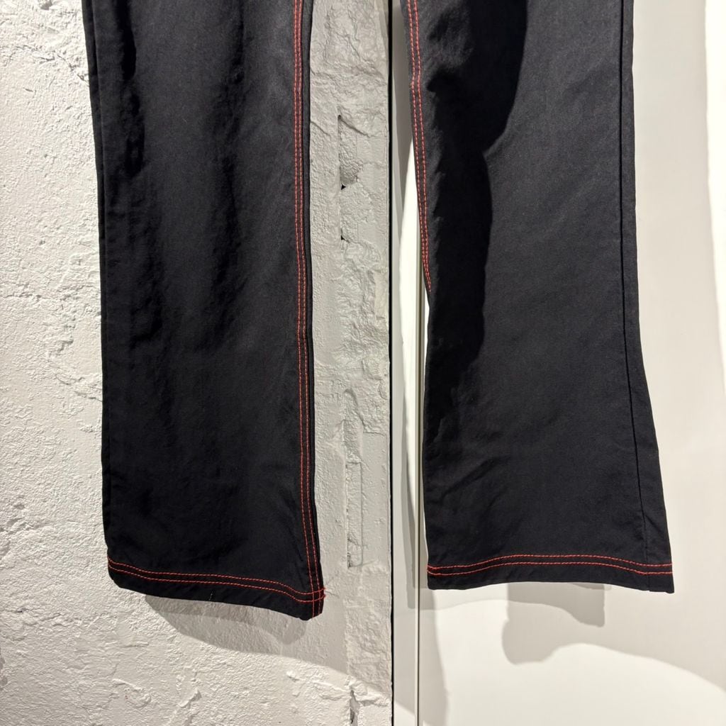 Comme des Garcons SHIRTステッチデニムワイドパンツ COMME des