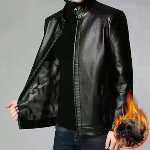 ジャケット メンズ アウター レザージャケット 革ジャン ブルゾン 裏起毛 人気 防風 秋冬 冬服 バイカー ミリタリージャケット