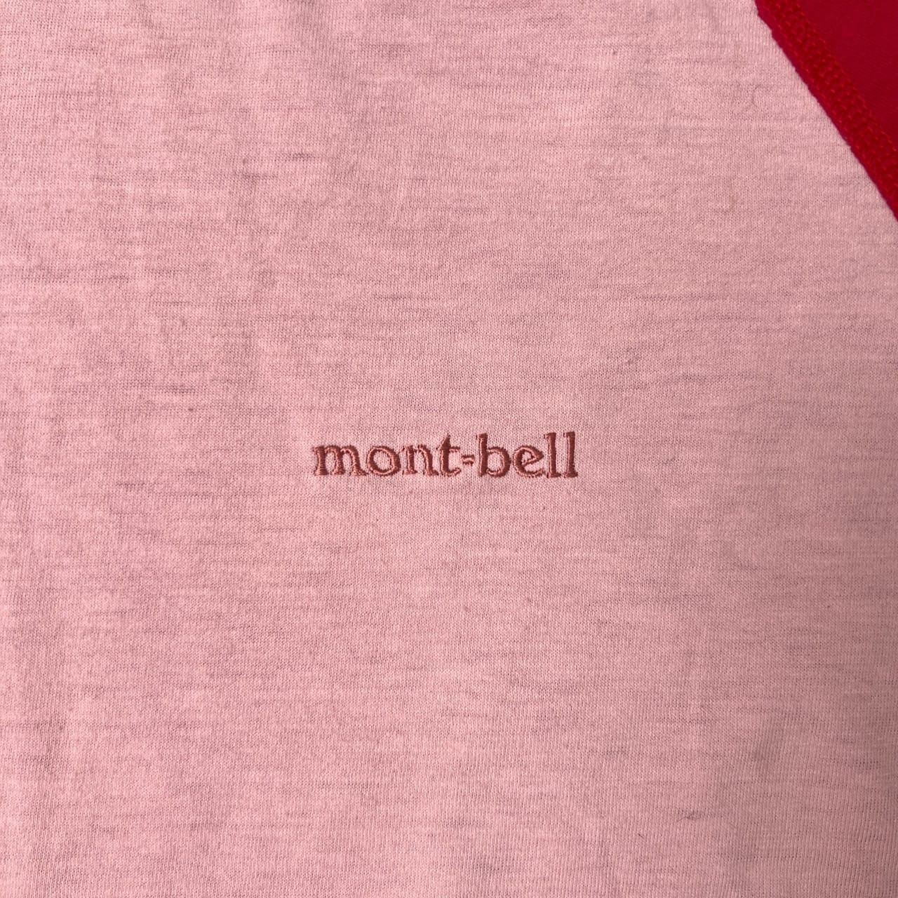 mont-bell モンベル ウイックロン ラグラン 半袖Tシャツ M/ピンク/#1104563