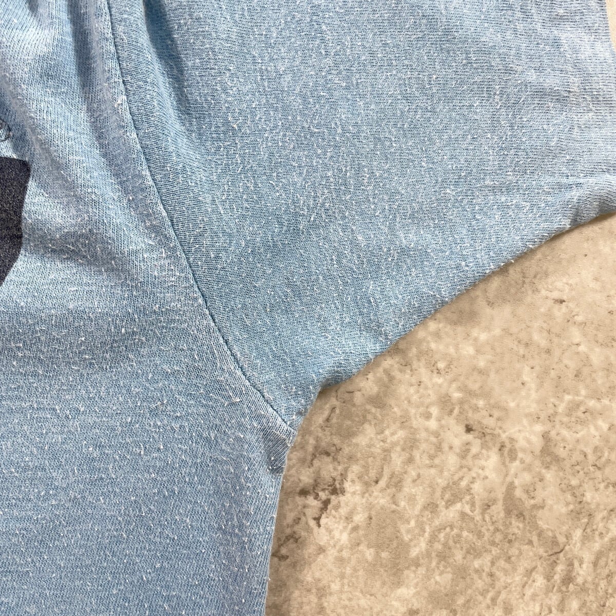 80年代 USA製 adidas トレフォイル ロゴ Tシャツ レディースM相当