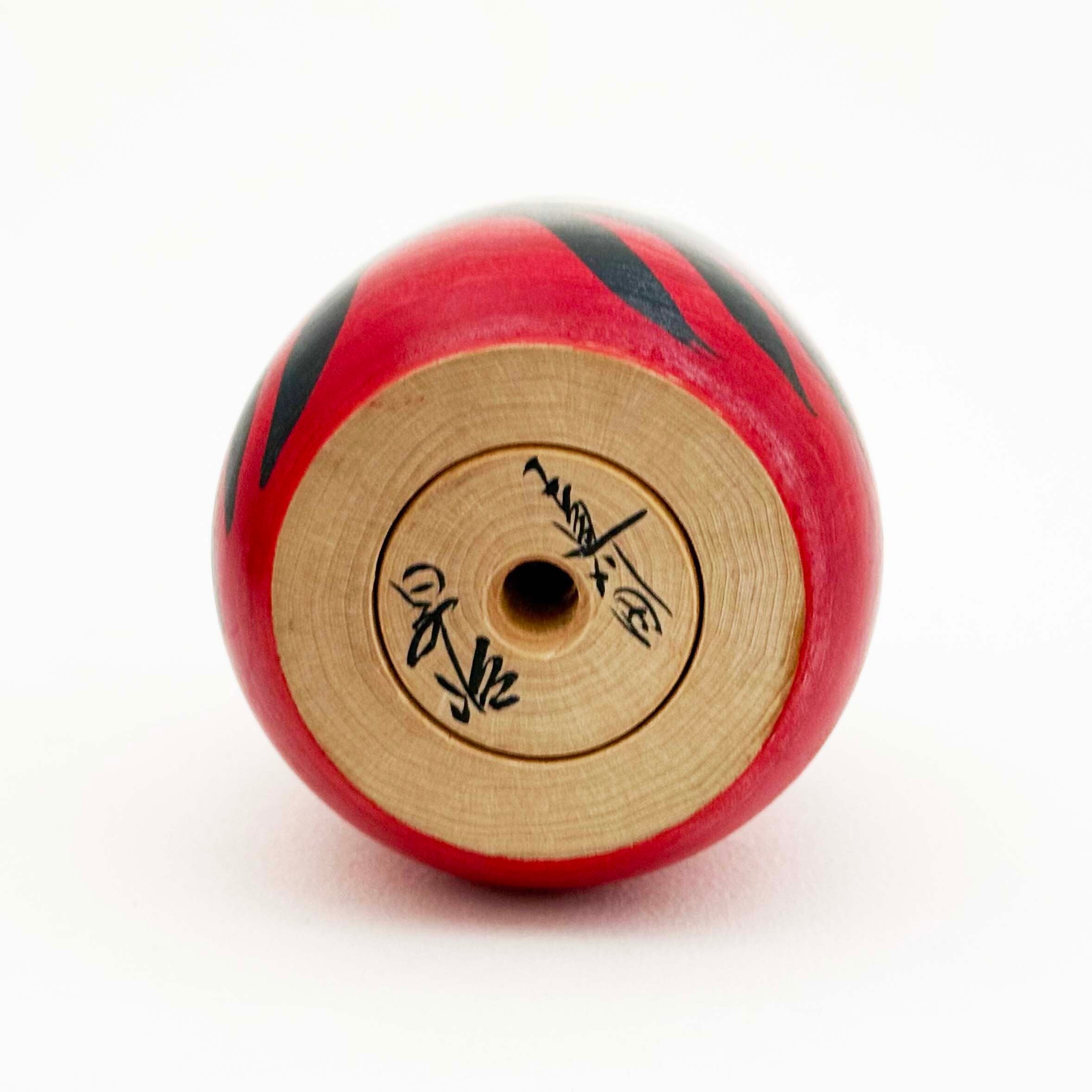 だるま木地玩具（遠刈田系 / 大沼昇治工人）