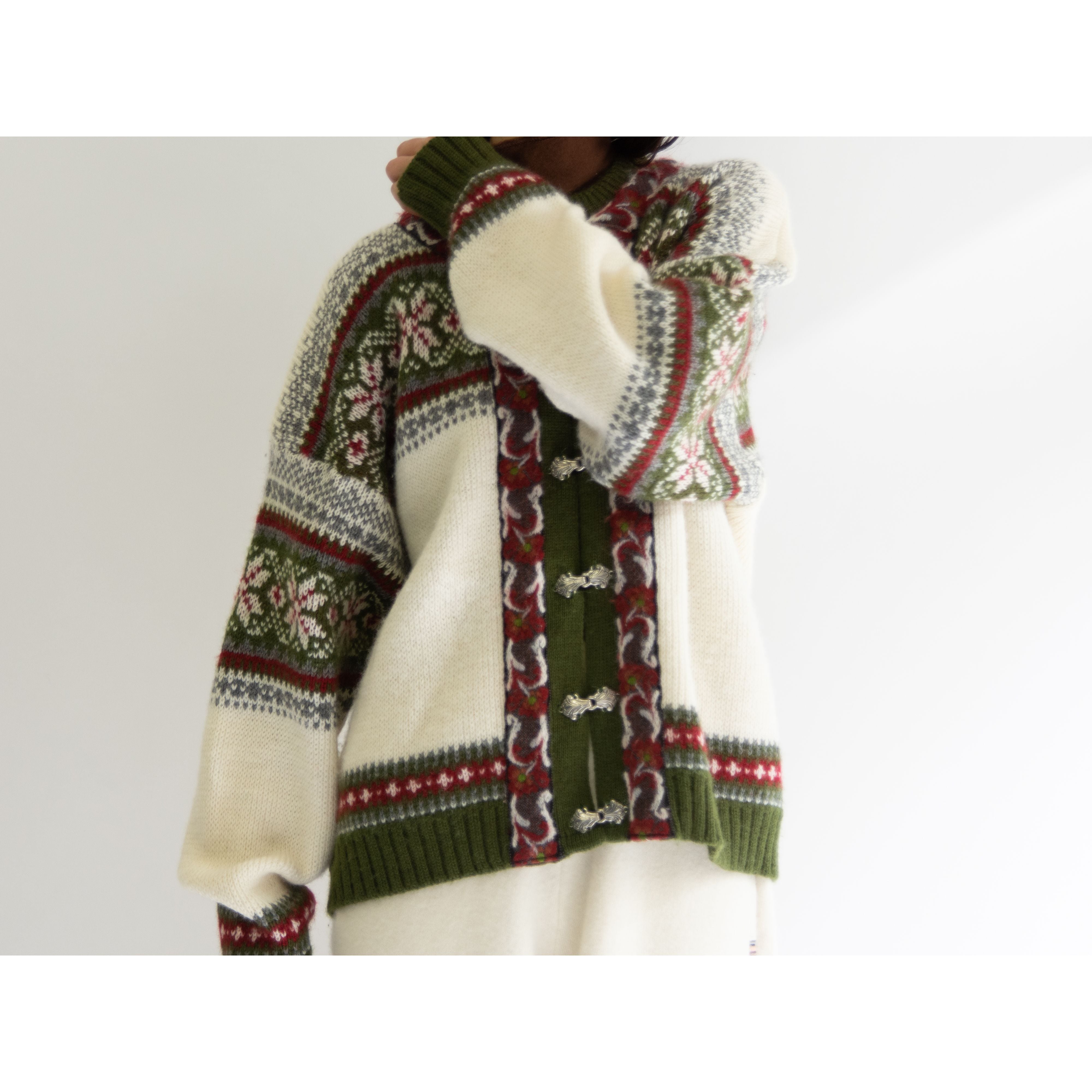 Nordstrikk】Made in Norway 100% Wool Nordic Cardigan（ノードスト