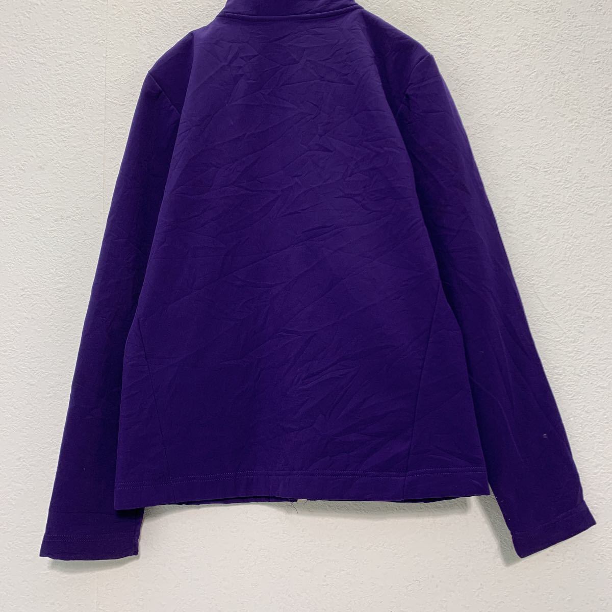 RUSSELL ナイロン プルジップ ジャケット レディースS パープル