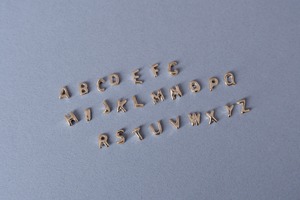 macaroni alphabet charm (チャームのみ)
