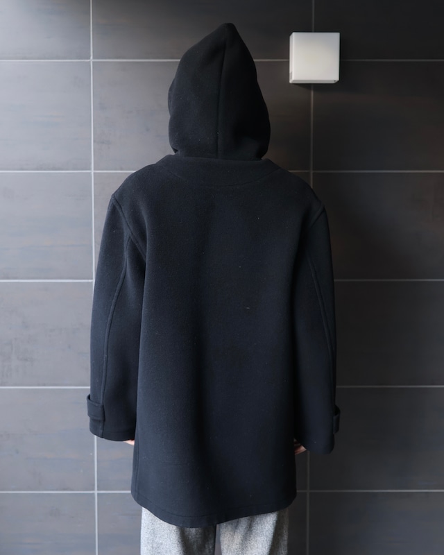 Zip-up hoodie mid-length coat