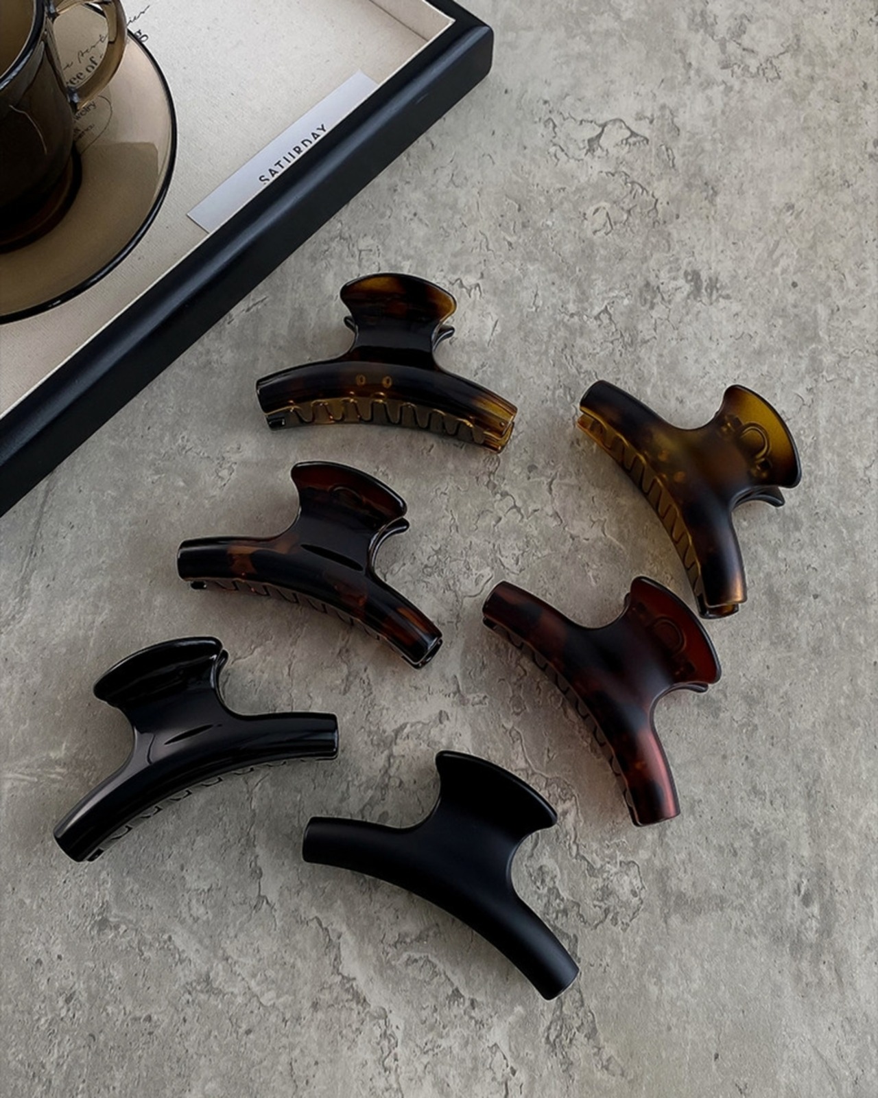 Matt hair clip L0117  (small)