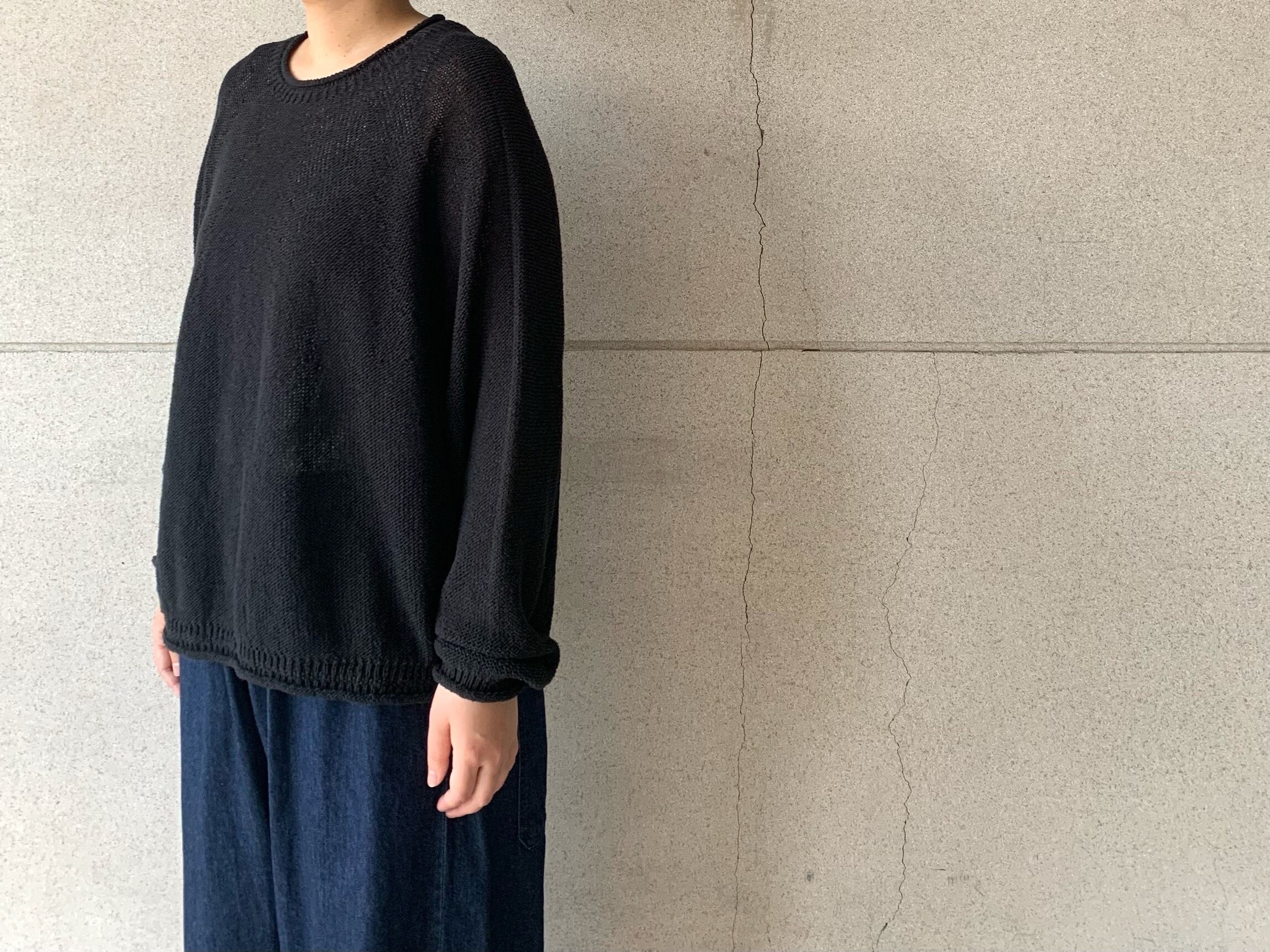 パドカレ Pas de calais ウォッシャブル 和紙ミックス プルオーバー pas de calais】ウォッシャブル和紙MIXカベ調 クループルオーバー / No