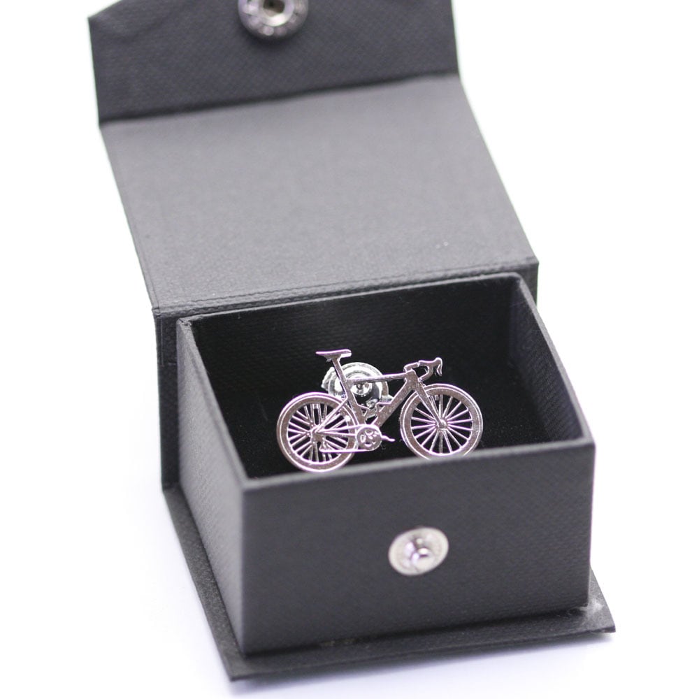 ヨウジヤマモトプールオム自転車ブローチ、ピン 自転車ピンバッチ・ピンブローチ・ジュエリー【シルバー925】ロード