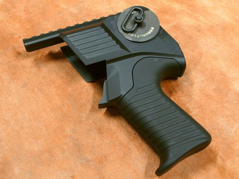 東京マルイ M3ショーティー マウントベース&ストックカスタム M3ショーティ用グリップ改 （マウントベース＋ストックモジュール