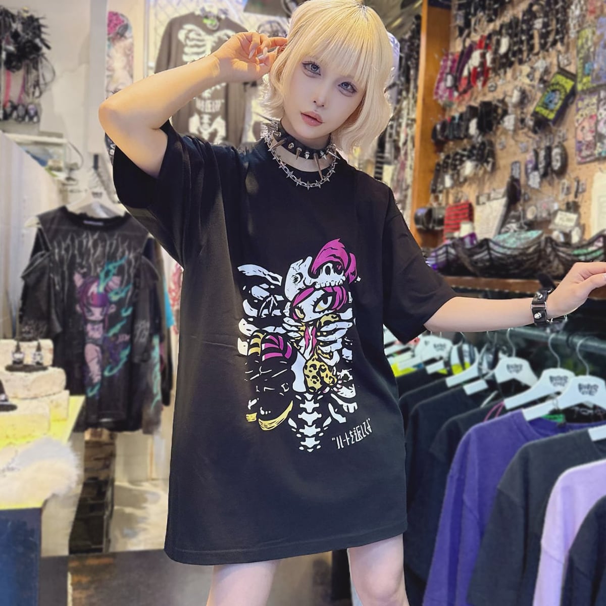 ハートを返してよ-THE GAME- Tシャツ / ブラック（HCT-447） | HYPER CORE