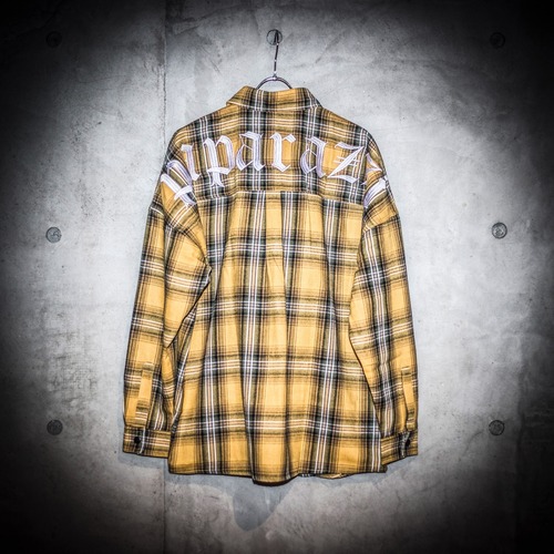 Paparazzi Logo Over-size Check Shirts Vol.2