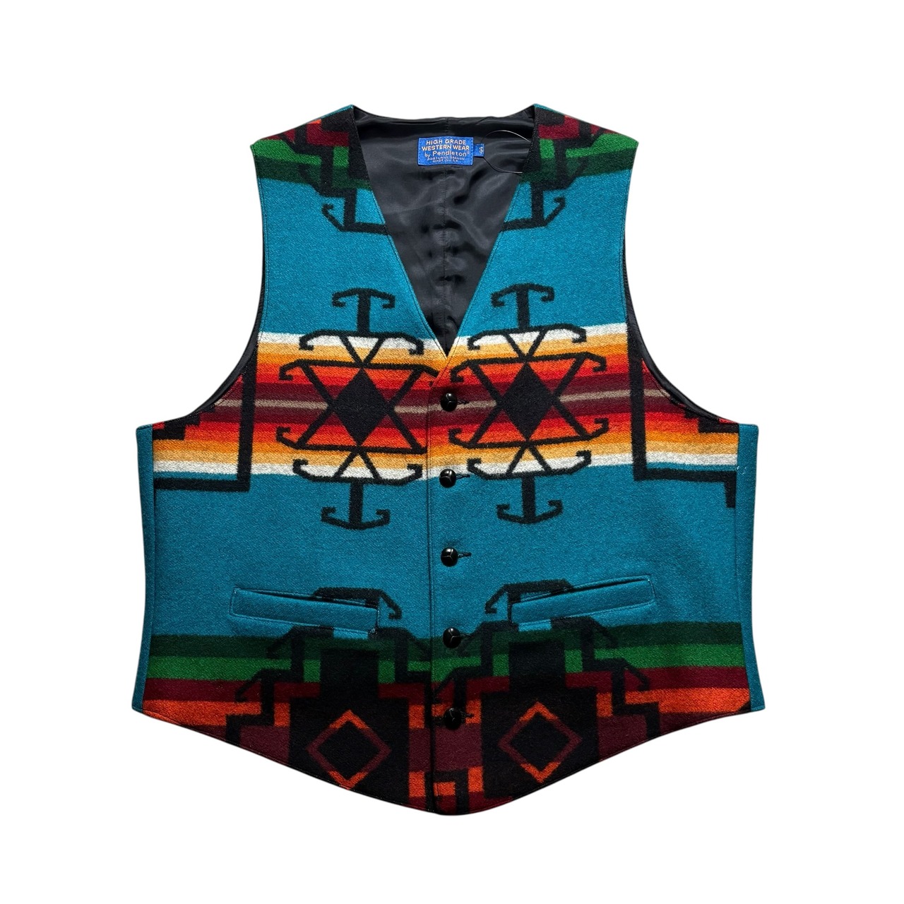 vintage 1980’s~ PENDLETON native pattern rug vest
