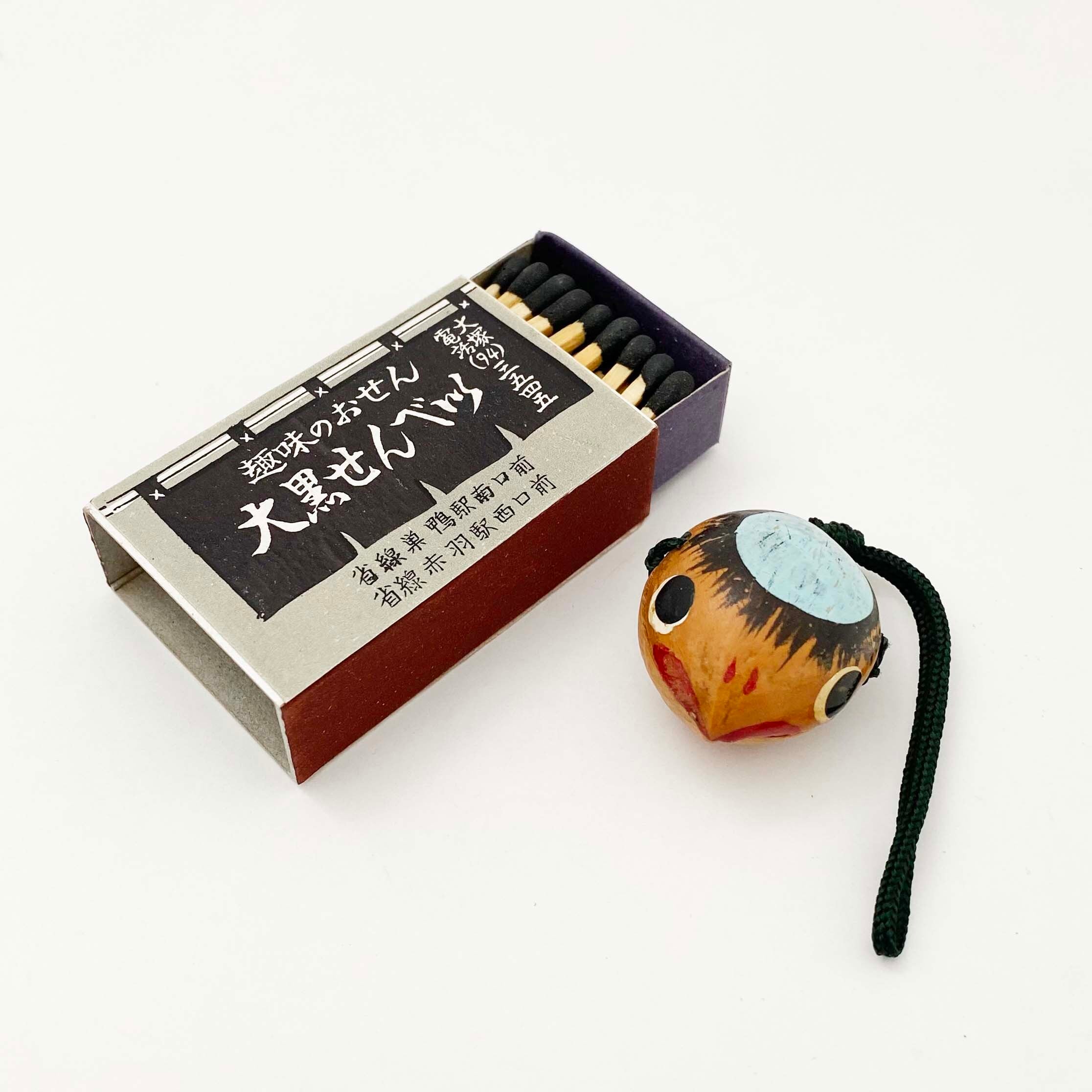 カッパの鈴根付け