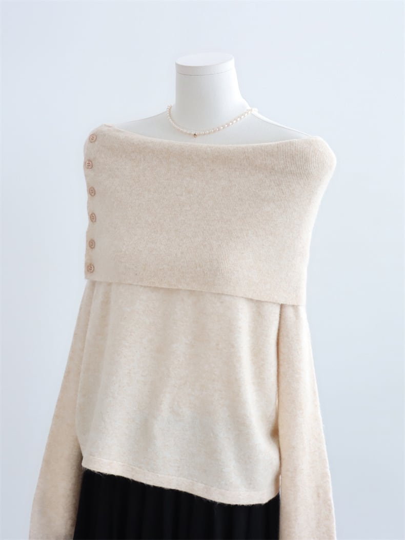 One-Shoulder Rib Knit Top
