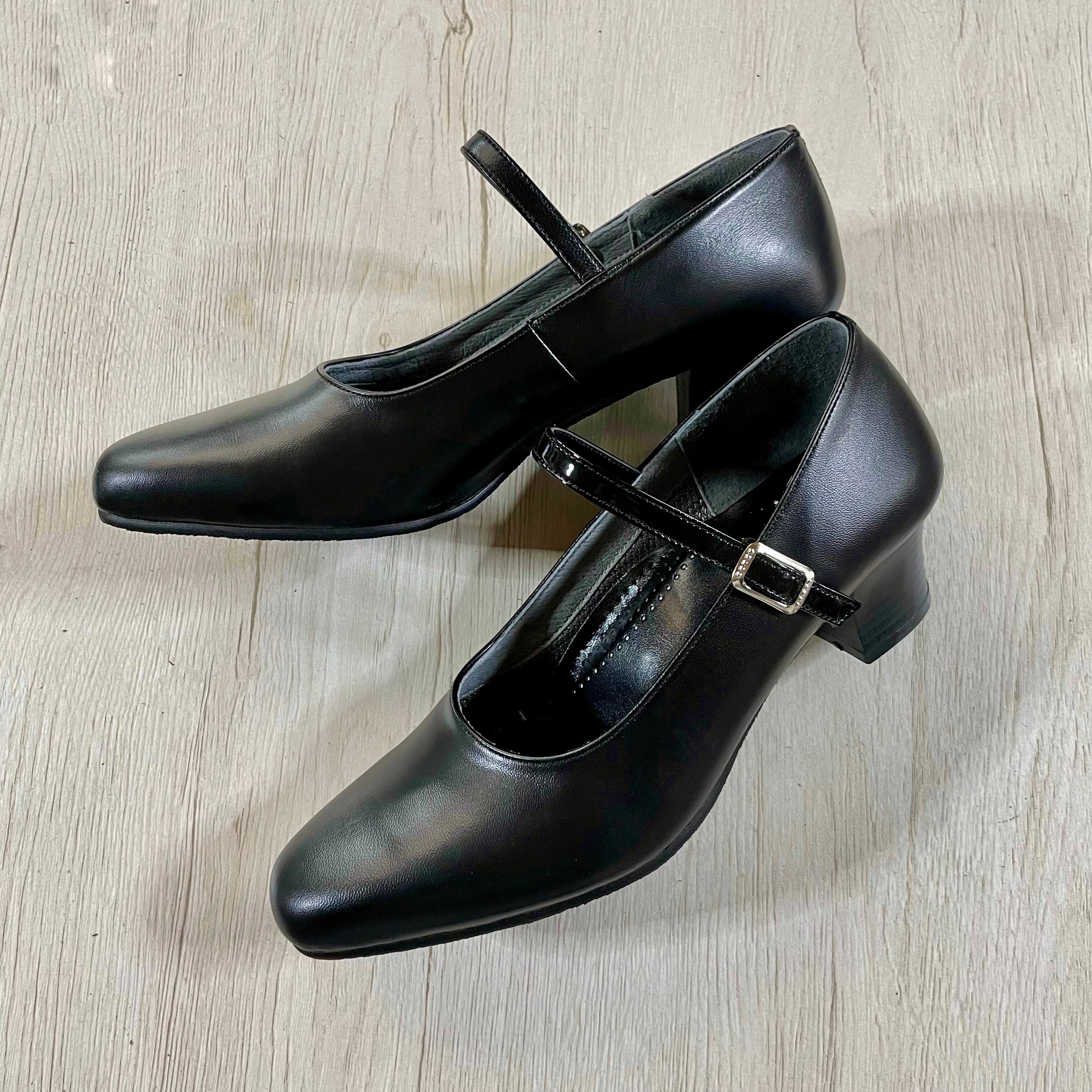 【21.0cm】メリージェーンストラップパンプス