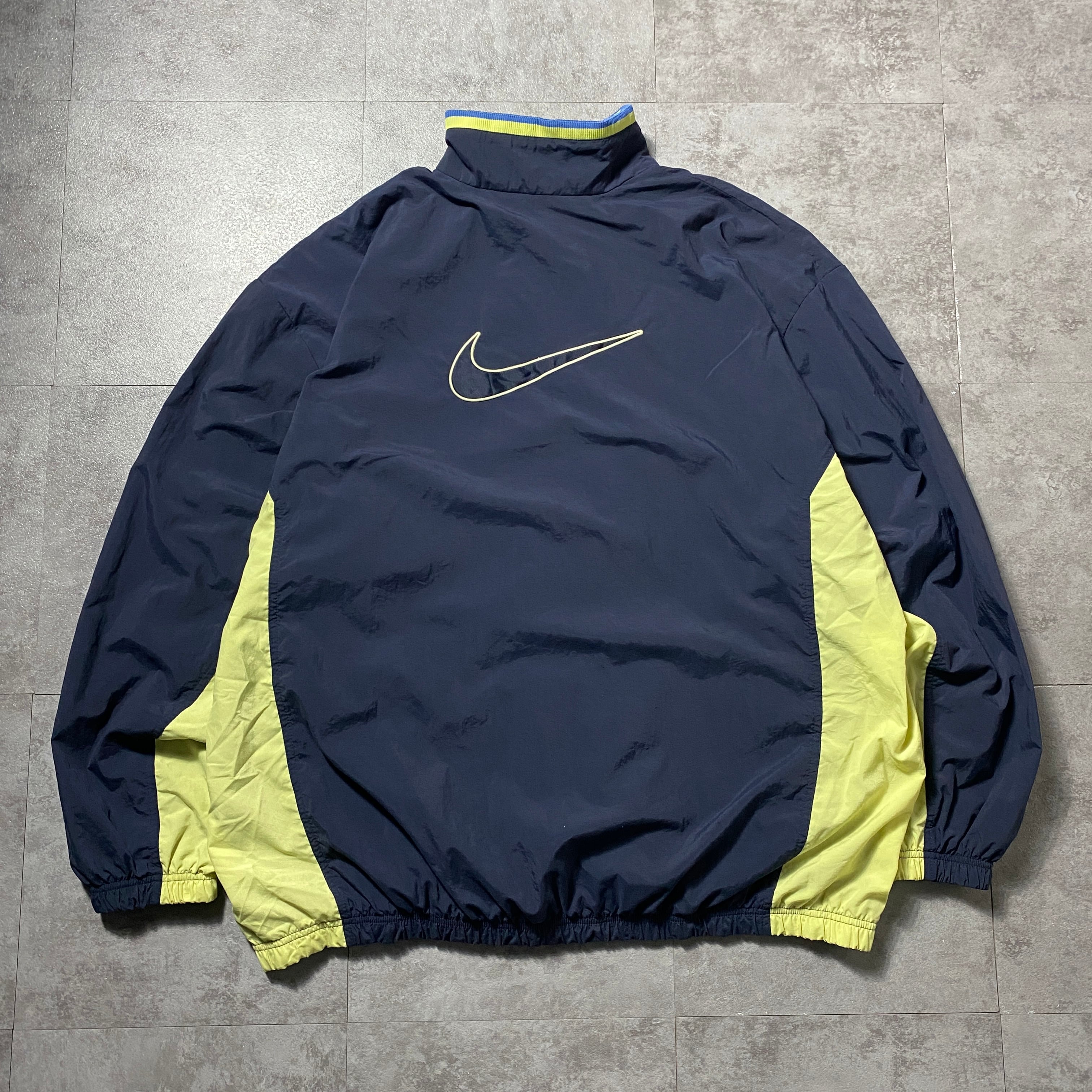 00's NIKE ナイキ スウォッシュ 刺繍ワンポイント バックロゴ ヘビー