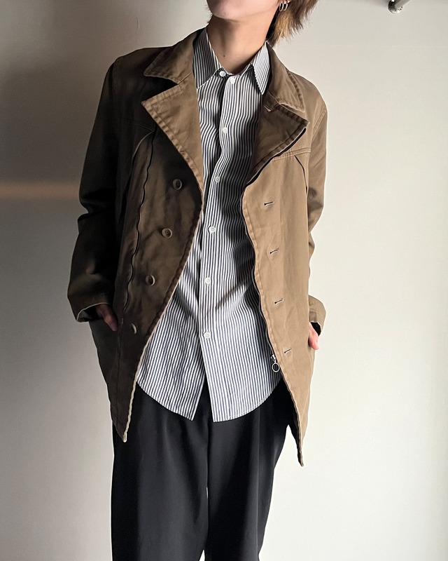 【ato】cotton moleskin double riders jacket