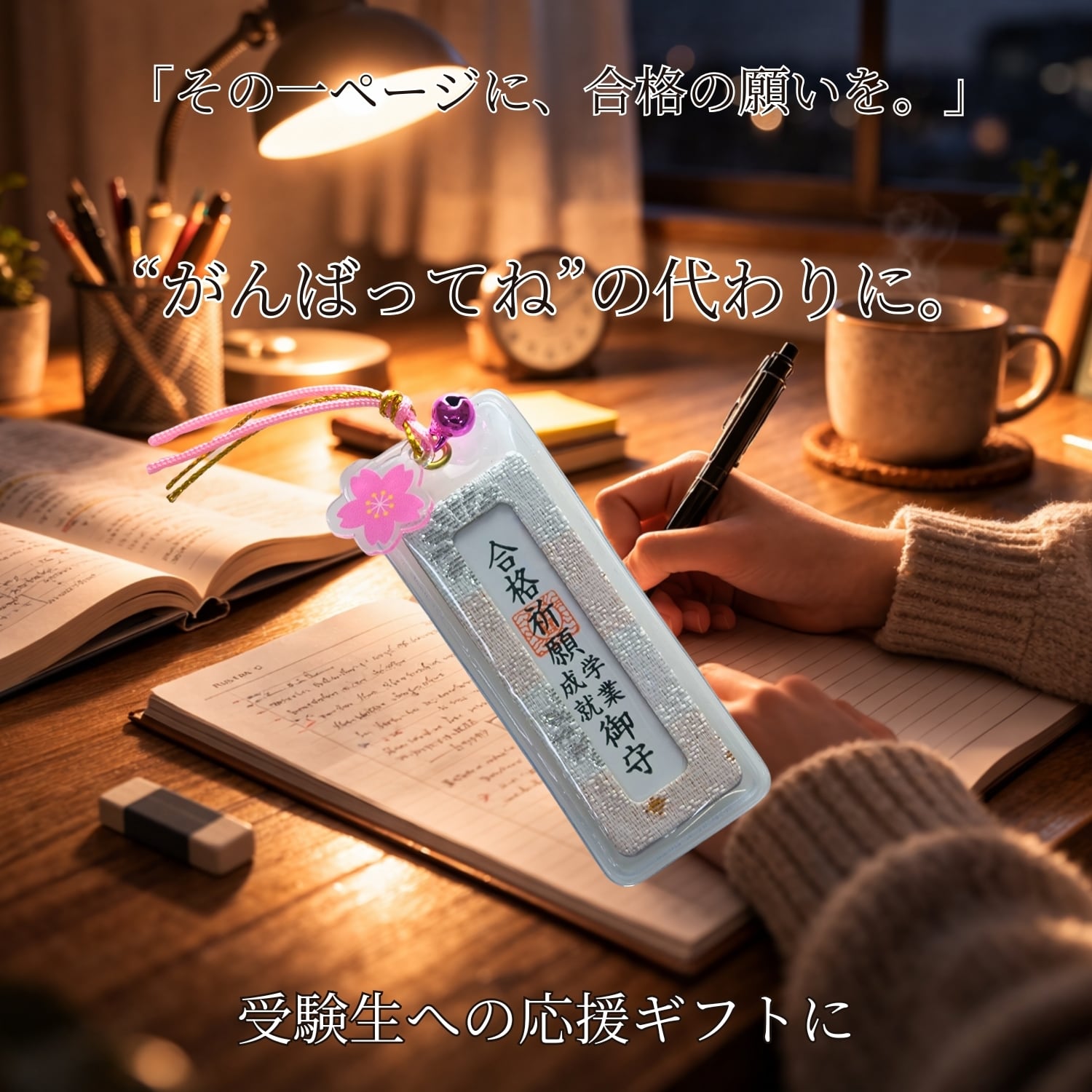 合格祈願 学業成就 お守り クリップ式しおり｜志望校合格・試験合格に