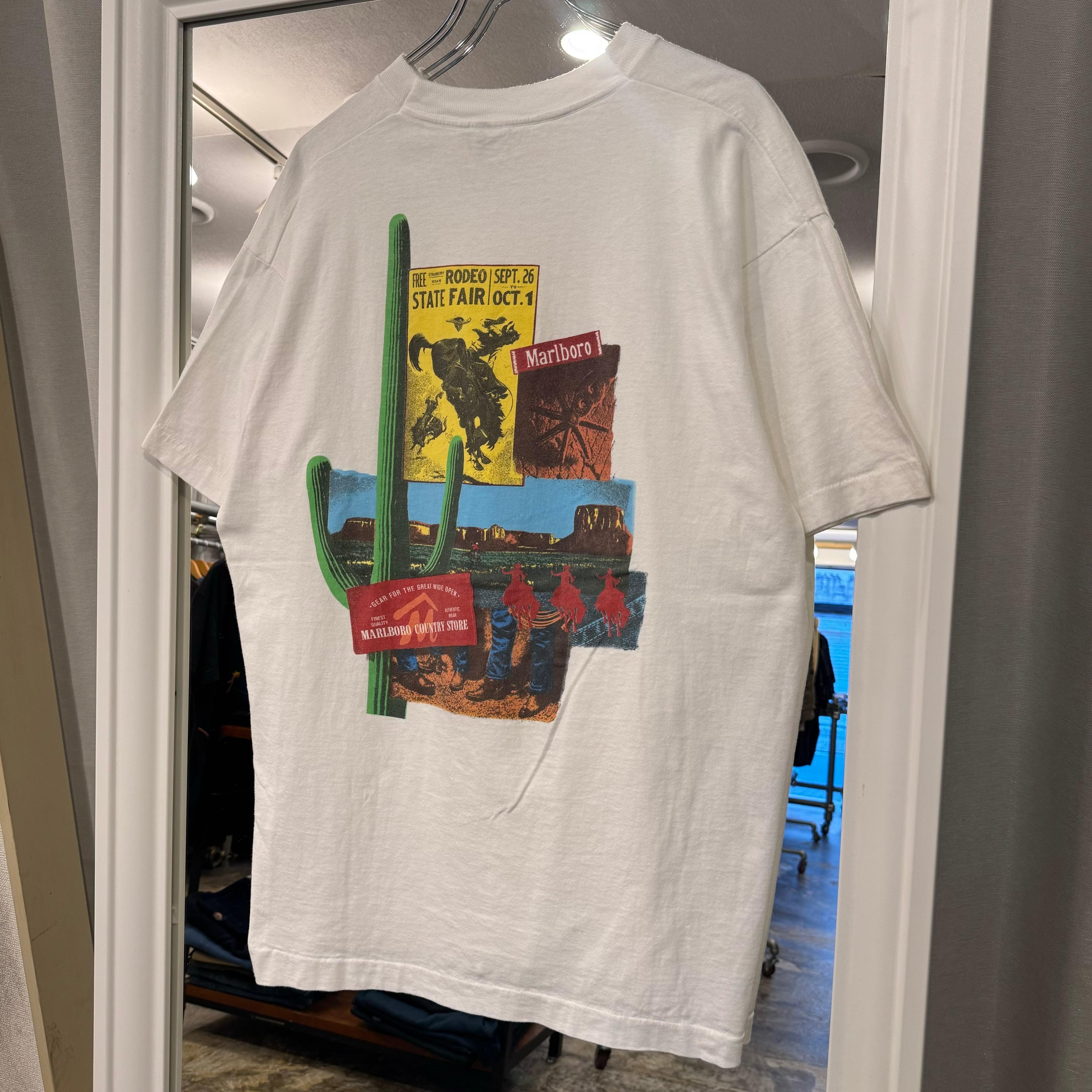 90s Marlboro CACTUS RODEO COUNTRY tシャツ 抜群シルエット】90's Marlboro Tee “Cactus Rodeo Country Store