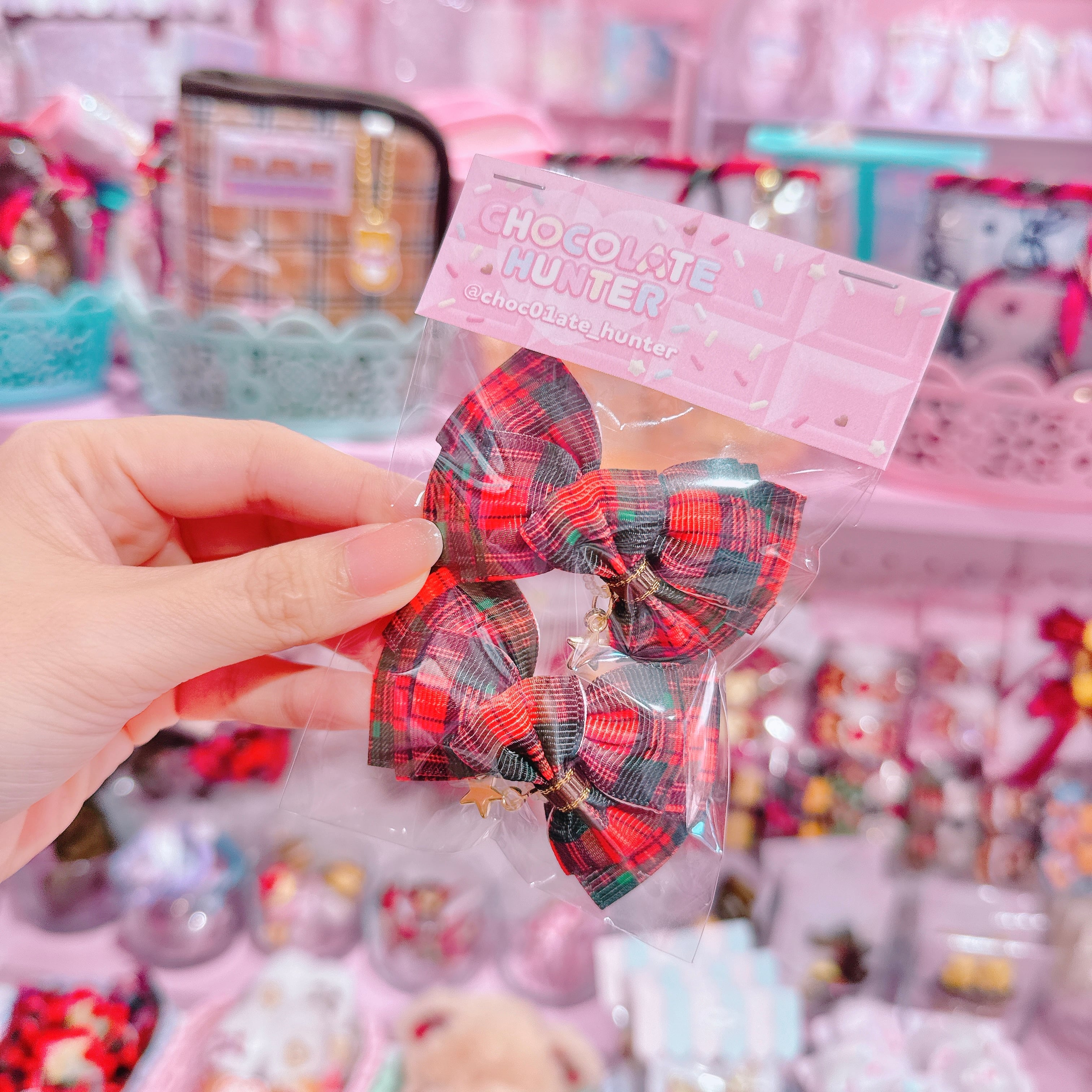 【R38】54-1サンクリボンツインヘアゴム