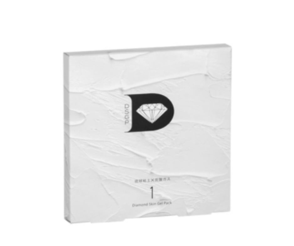 ダイヤモンドスキンジェルパック（1包入）×２箱　　弊社オリジナル｜琉球粘土×炭酸ガスパック