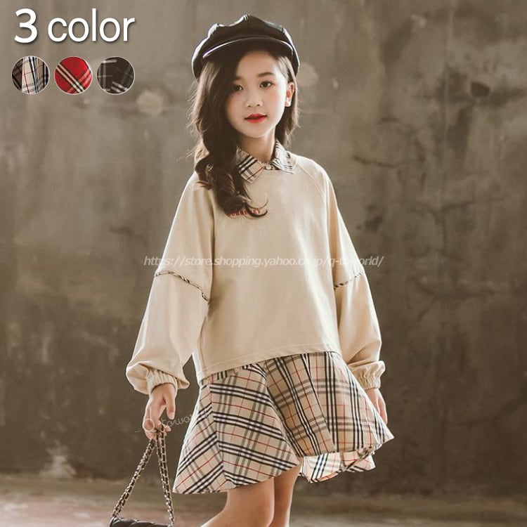 1 160 ワンピース トレーナー 2点セット チェック柄 全3色 韓国子供服 子供服 女の子 Q Toworld キュートワールド 子供服 1 160 ワンピース トレーナー 2点セット チェック柄 全3色 韓国子供服 子供服 女の子 Q Toworld キュートワールド 子供服