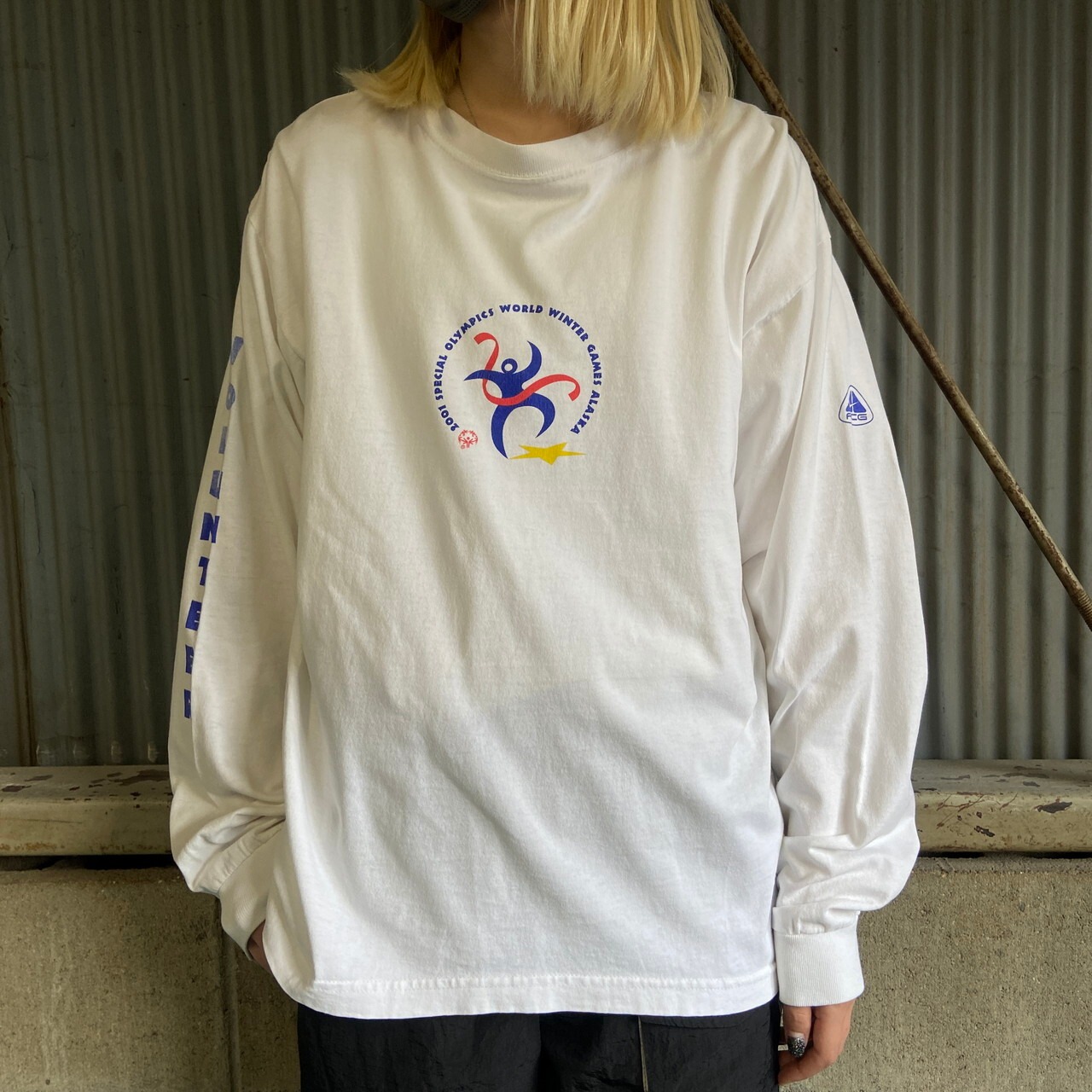 00年代 USA製 NIKE ACG ナイキ 2001 SPECIAL OLYMPICS WORLD WINTER 