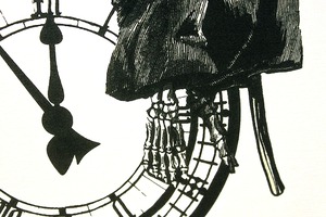バンクシー グリム リーパー Grim Reaper 展示用フック付きキャンバスジークレ インテリア 家具 絵画 アートショップフォームス