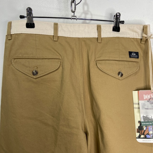 『送料無料』新品未使用品 ドッカーズ×TRANSNOMADICA バイカラーチノパンツ