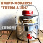 ⑥ナップモナーク KNAPP-MONARCH THERM-A-JUG サーマジャグ ウォータージャグ ビンテージ 50年代 FULL 6QT クローム鏡面 希少レア 美品
