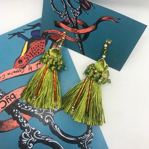 Yellow Green Tassel2