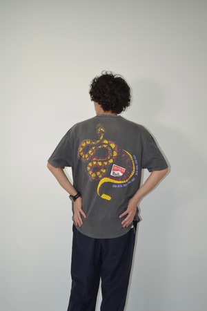 90s USA製 Marlboro snake fede print T-shirt