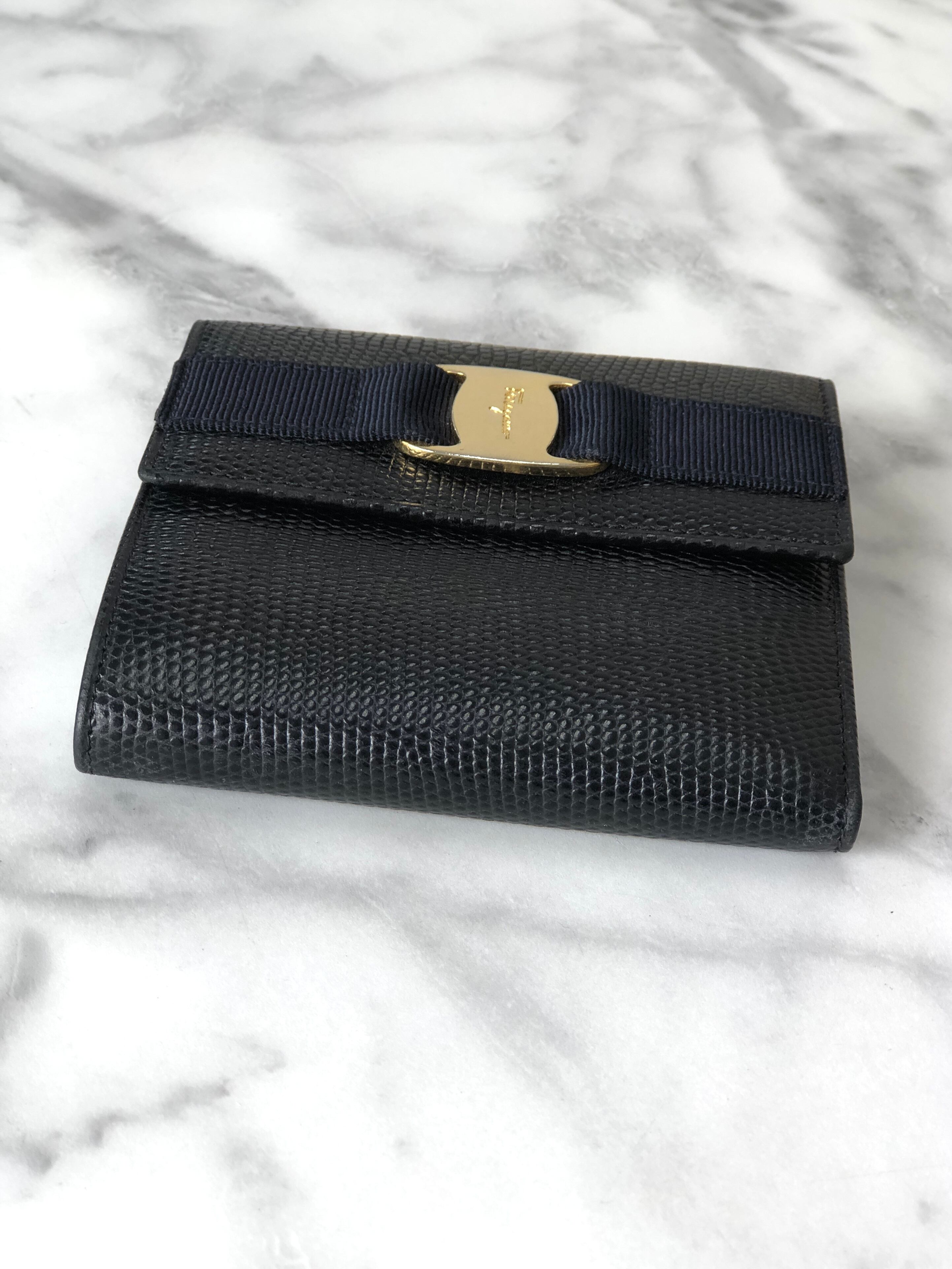 VINTAGE】Salvatore Ferragamo ヴァラリボン 長財布 ヴァラ・リボン 長