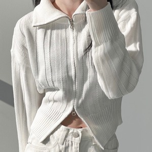 [MNEM] Terrine Zipper Cardigan (3color) 正規品 韓国ブランド 韓国通販 韓国代行 韓国ファッション カーディガン