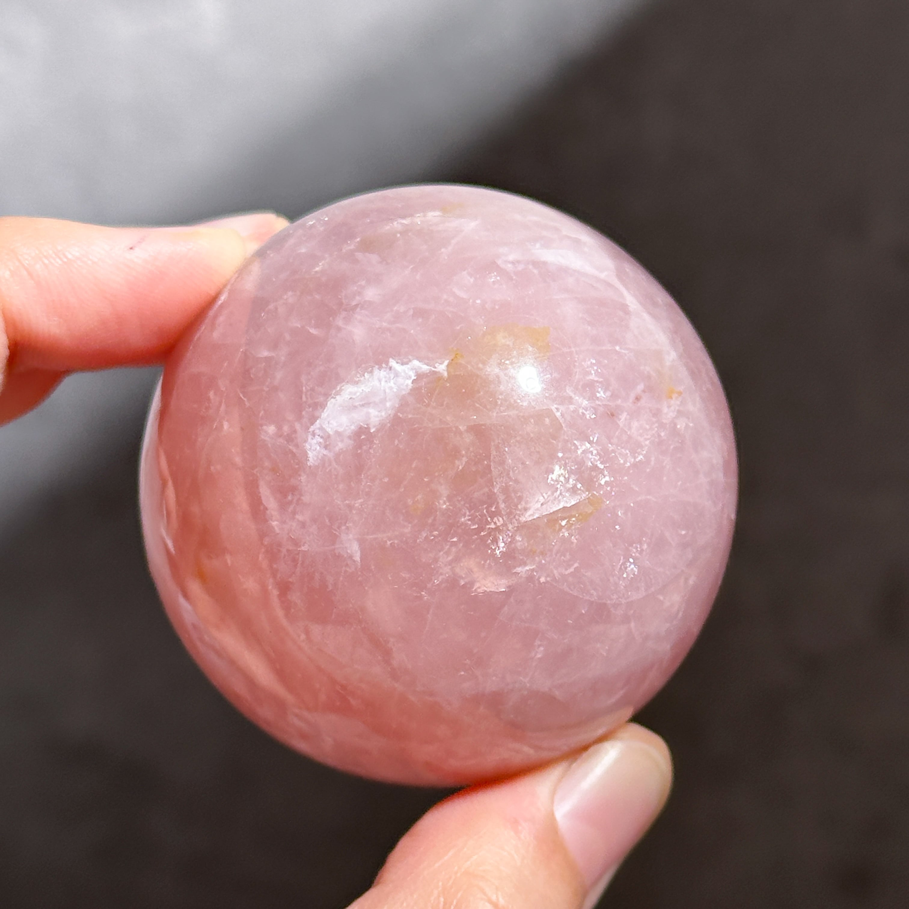 ローズクォーツ スフィア21◇Rose Quartz◇天然石・鉱物