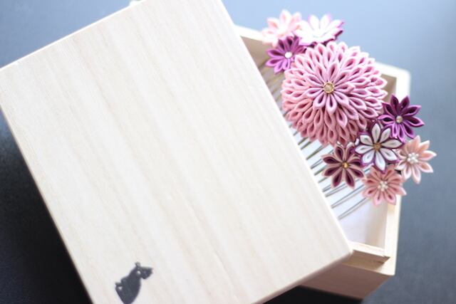 つまみ細工 コーム