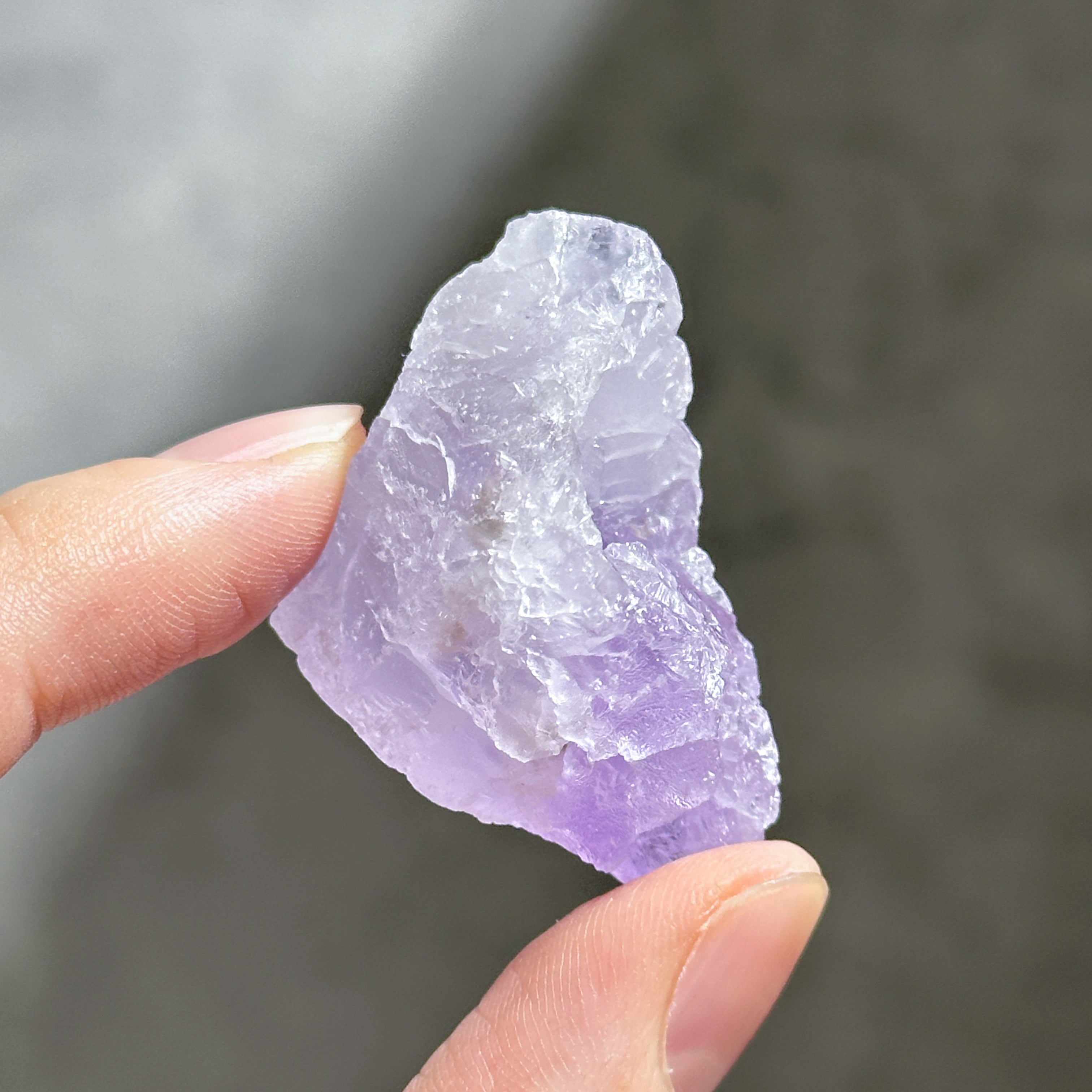 エッチドアメジスト（蝕像紫水晶・アイスクリスタル）11◇ Etched