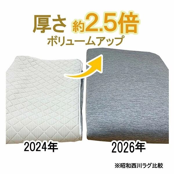 西川　ラグ　冷感ラグ　極厚 昭和西川】極厚冷感ラグ（1枚） サイズ180x230cm | fabulous