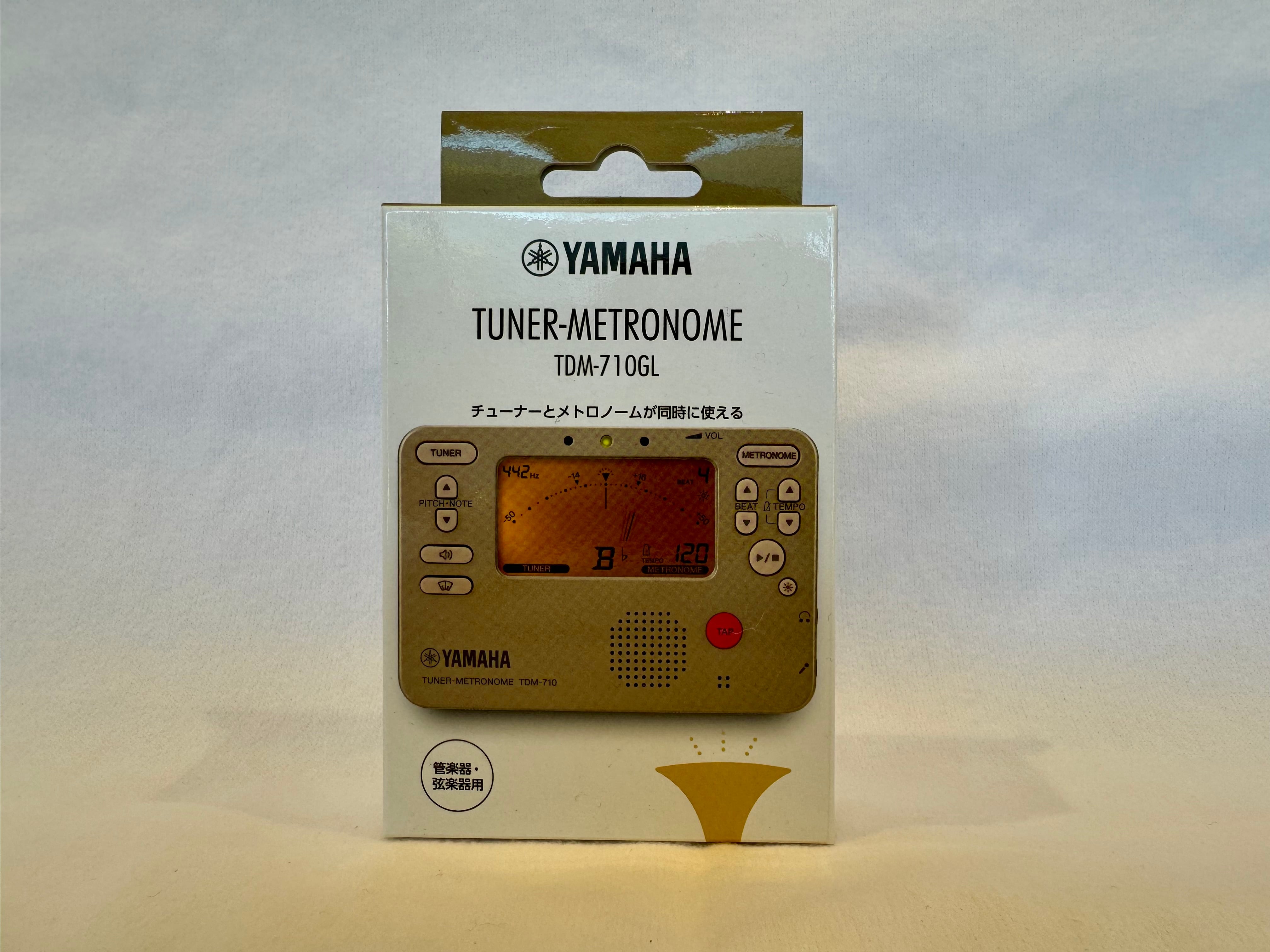ヤマハ チューナーメトロノーム TDM-710GL ゴールド | 管楽器修理専門
