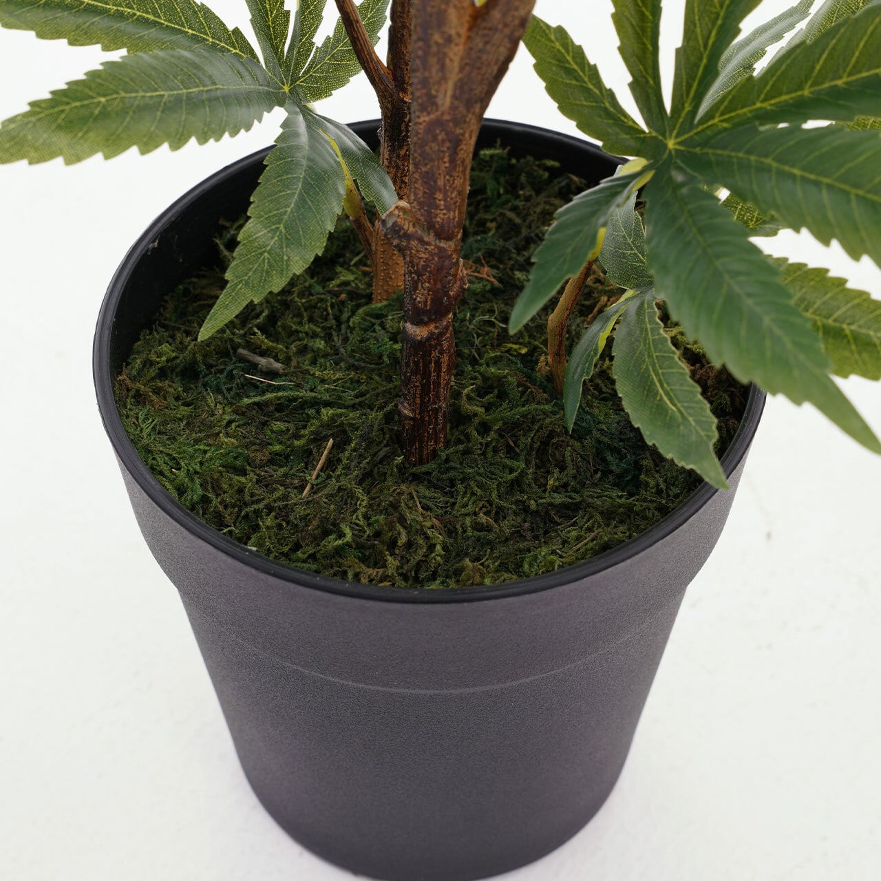 大麻 マリファナ フェイクグリーン 人工観葉植物 造花 [88.9cm