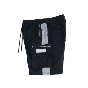 SALE 送料無料【HIPANDA ハイパンダ】メンズ ショートパンツ MEN'S MULTI-POCKET SHORTS PANTS / BLACK