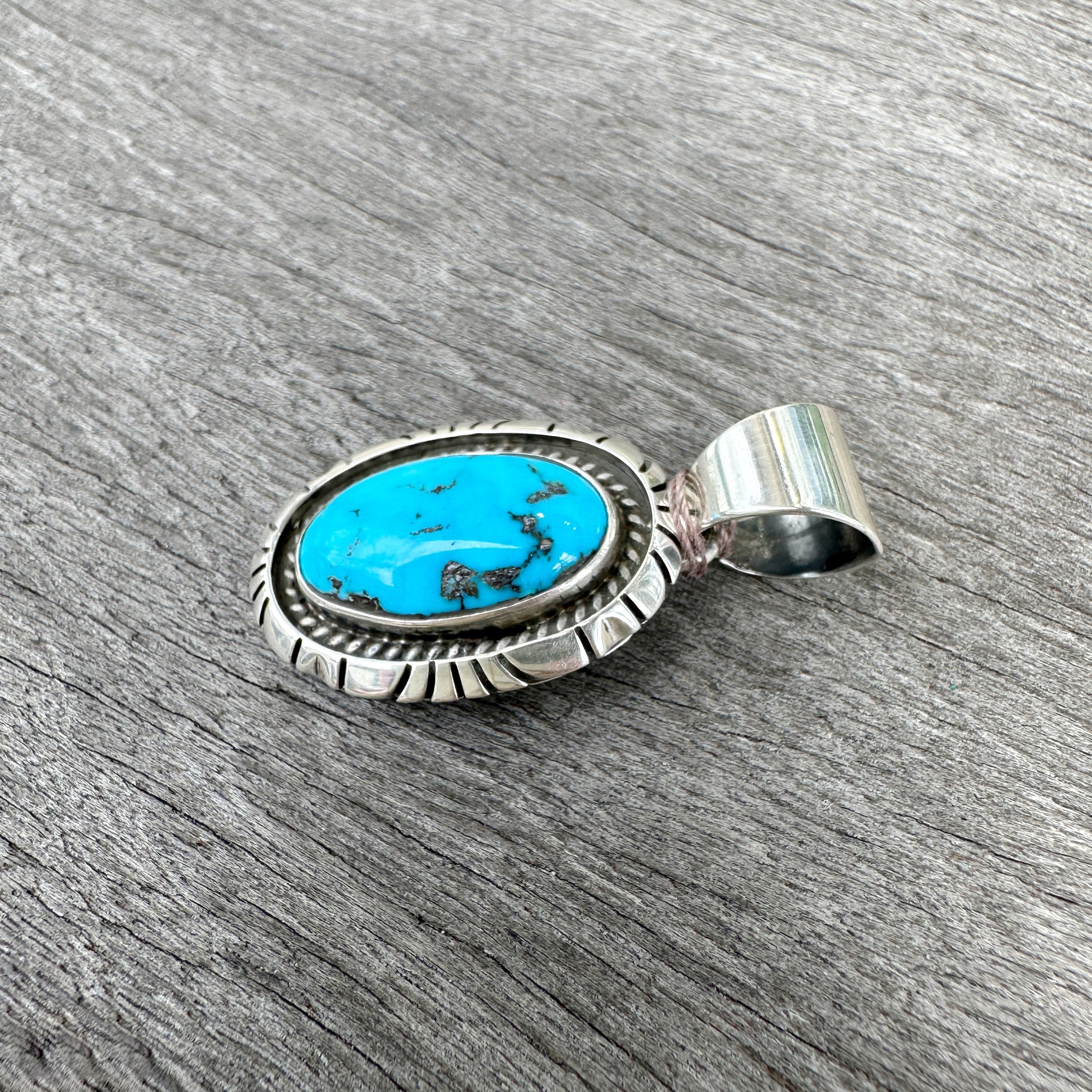 Indian Jewelry 》モレンシ ターコイズ 一点物 ペンダント Indian Jewelry 》モレンシ ターコイズ 一点物 ペンダント