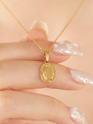 316L hawaiian petit medai necklace  #n32