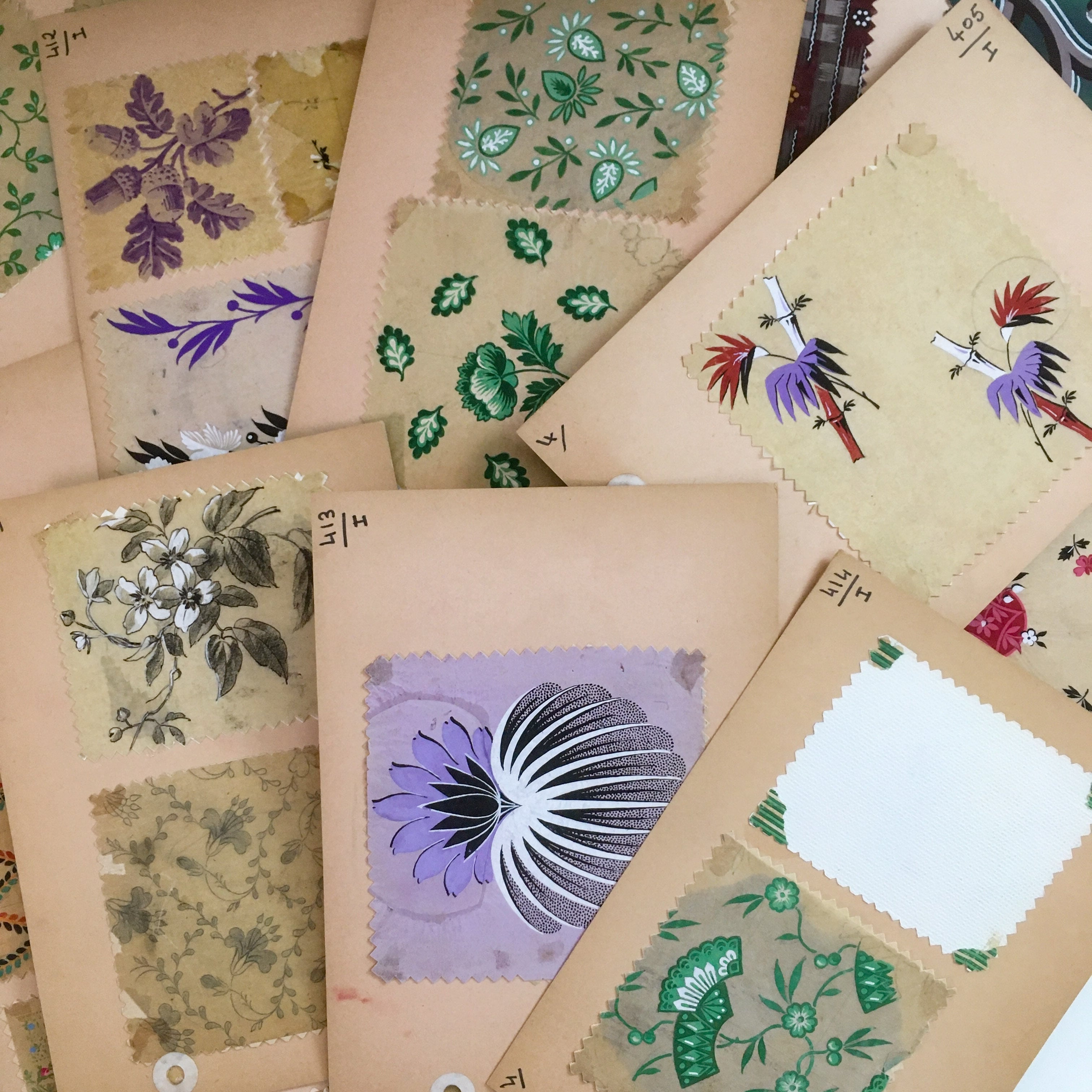 フランス アンティーク ヴィンテージ 古いデザインサンプル帳 98点  