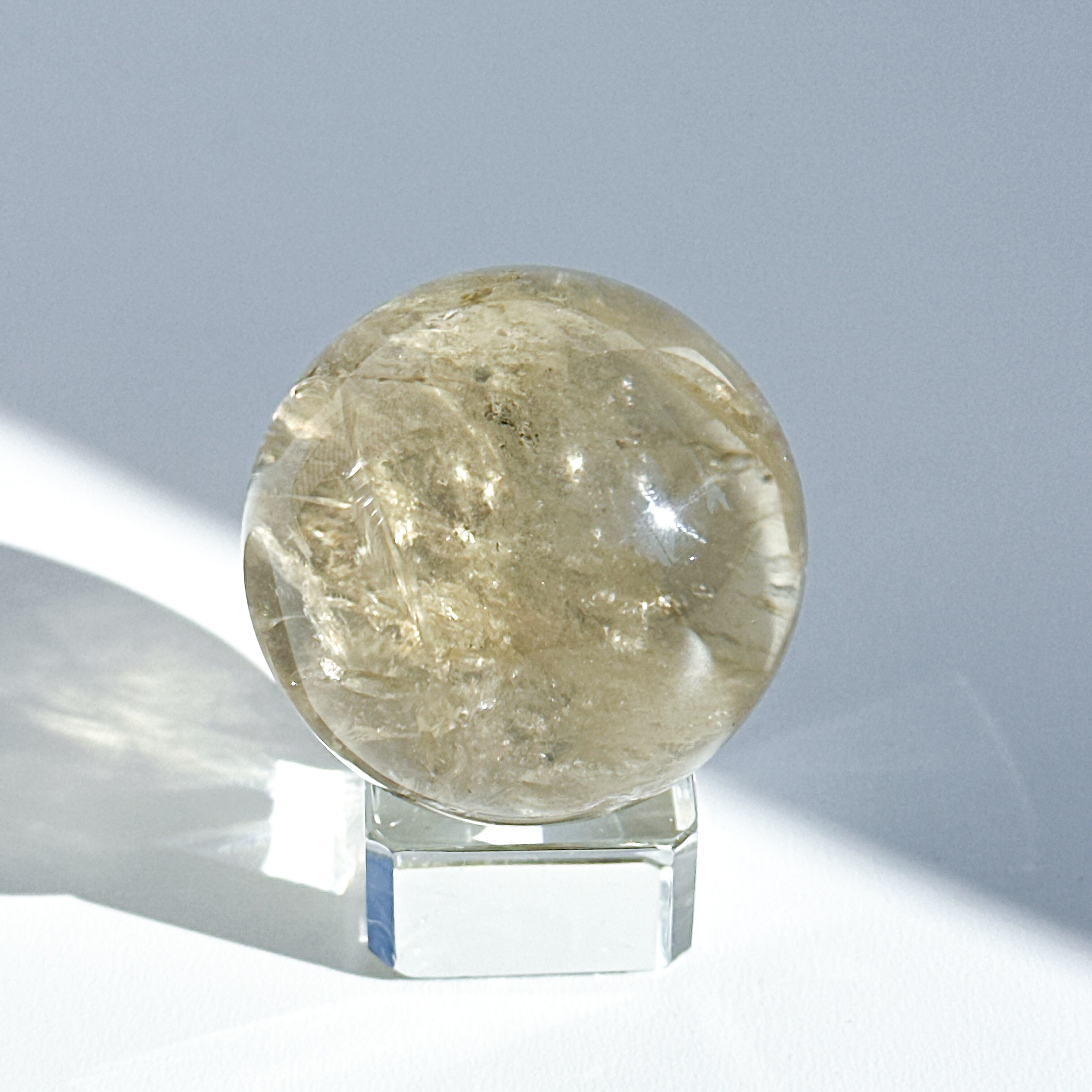 シトリン（黄水晶） スフィア13 ◇ Citrine ◇ 天然石・鉱物