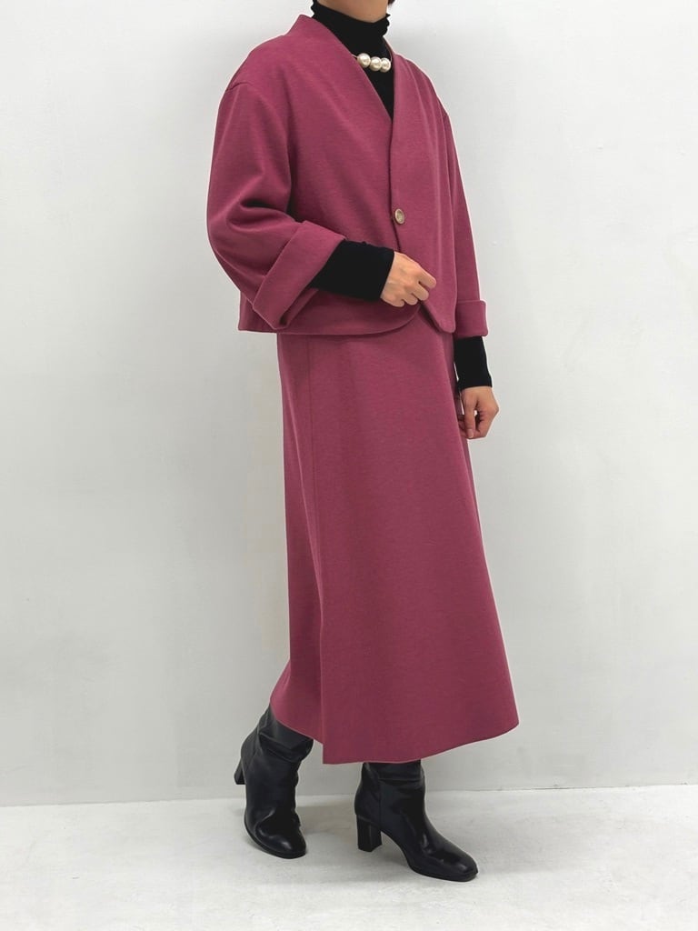 ミルドジャージースカート(ピンク)