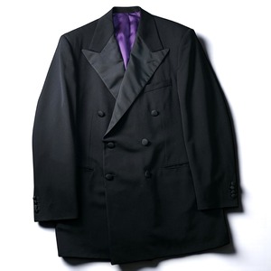 "Ralph Lauren purple label" Vintage wool gabadine double breasted tailored jacket "made in England"