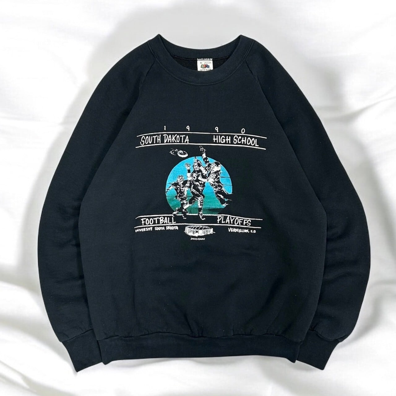 90s USA製 ラグランスウェット フルーツオブザルーム XL 古着 90s USA製 ラグランスウェット フルーツオブザルーム XL 古着